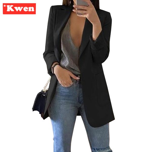 coat 2019 spring and autumn long sleeve lapel slim long sleeve lapel collar open coat casual jacket, Black;brown
coat 2019 spring and autumn long sleeve lapel slim long sleeve lapel collar open coat casual jacket, Black;brown