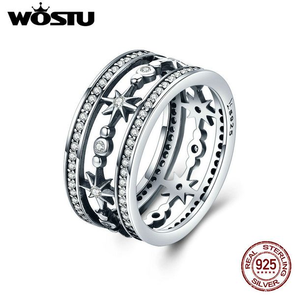 wostu аутентичные 100% 925 стерлингового коктейля сверкающие звезды женские широкие кольца для женщин роскошные серебряные украшения ануль c, Slivery;golden
wostu аутентичные 100% 925 стерлингового коктейля сверкающие звезды женские широкие кольца для женщин роскошные серебряные украшения ануль c, Slivery;golden