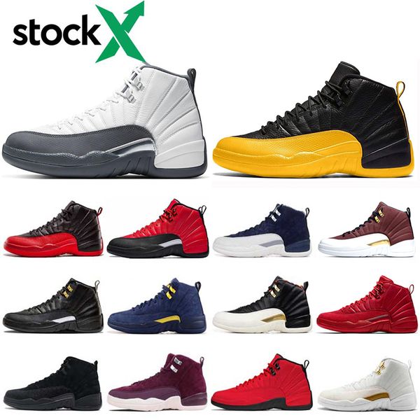 Сток X 12 12s мужская обувь Баскетбол REVERSE ГРИПП GAME BALL ФИБА Быки университета золото Мужские Спортивные тренажеры Кроссовки размер 7-13
Сток X 12 12s мужская обувь Баскетбол REVERSE ГРИПП GAME BALL ФИБА Быки университета золото Мужские Спортивные тренажеры Кроссовки размер 7-13