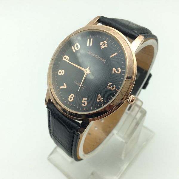 2019 new casual fashion black watch dial luxury brand pp men sports quartz clock automatic date leather strap, Slivery;brown
2019 new casual fashion black watch dial luxury brand pp men sports quartz clock automatic date leather strap, Slivery;brown