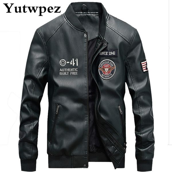 leather jacket men autumn casual pu motorcycle jacket warm fleece winter coat comfort bomber camp baseball clothing, Black;brown
leather jacket men autumn casual pu motorcycle jacket warm fleece winter coat comfort bomber camp baseball clothing, Black;brown