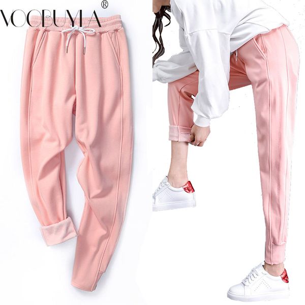 voobuyla sport pants women autumn winter long gym trousers elastic padded walking jogging running pants athletic breathable pant, Black;blue
voobuyla sport pants women autumn winter long gym trousers elastic padded walking jogging running pants athletic breathable pant, Black;blue