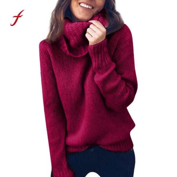 sweater women brand solid long sleeve oversized turtleneck knitted sweater jumper pullover korean style women, White;black
sweater women brand solid long sleeve oversized turtleneck knitted sweater jumper pullover korean style women, White;black
