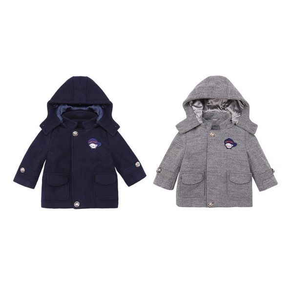 children's warm woolen coat children coats new winter boys thick casual outerwear kids clothing 1-5y, White
children's warm woolen coat children coats new winter boys thick casual outerwear kids clothing 1-5y, White