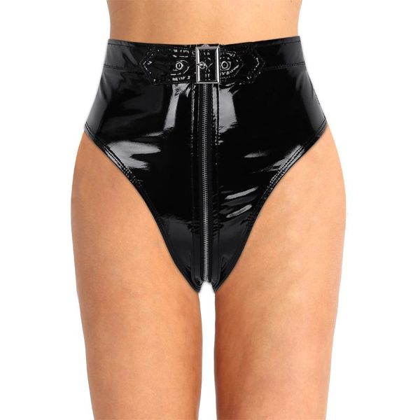 women's panties 2021 women underwear briefs wetlook crotch zipper faux leather high cut waisted booty shorts bikini g-string nightclub, Black;pink
women's panties 2021 women underwear briefs wetlook crotch zipper faux leather high cut waisted booty shorts bikini g-string nightclub, Black;pink