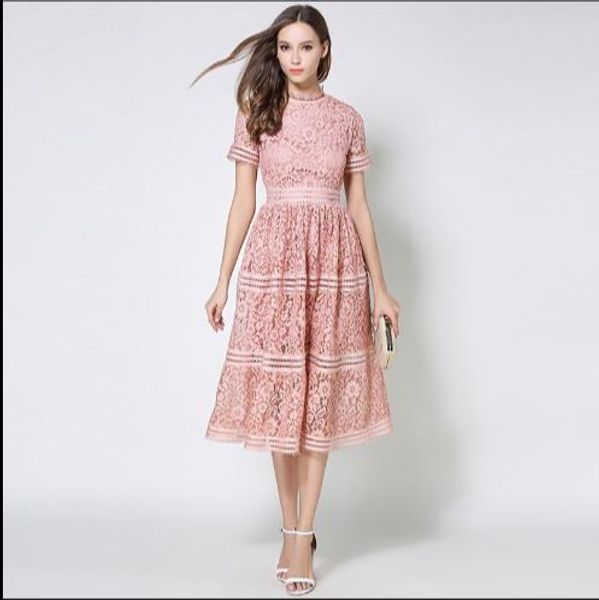 summer fashion 2020 hollow out vintage dress office lace dress beauty elegant dresses for women rq432, Black;pink
summer fashion 2020 hollow out vintage dress office lace dress beauty elegant dresses for women rq432, Black;pink
