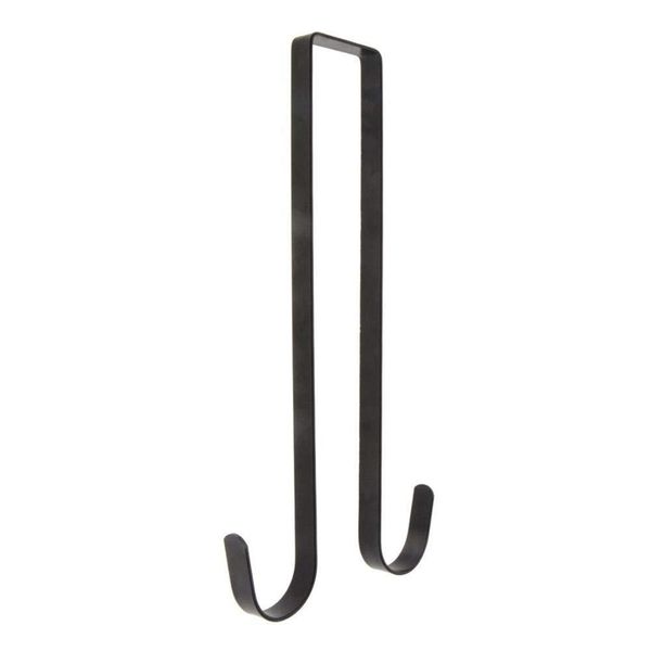15in door iron double hook hangers removable storage rack organizer for christmas wreath coat bag hat robe
15in door iron double hook hangers removable storage rack organizer for christmas wreath coat bag hat robe