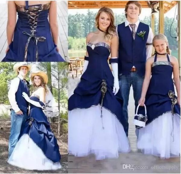 cowboy country camo wedding dresses 2019 sweetheart pleats corset back a line floor length vintage garden bridal gowns vestidos de noiva, White
cowboy country camo wedding dresses 2019 sweetheart pleats corset back a line floor length vintage garden bridal gowns vestidos de noiva, White