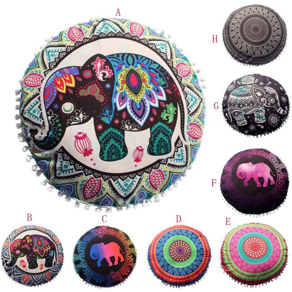 indian elephant floor cushioncover round bohemian cushions case with tassel decorative supplies for bedroom coffee shop
indian elephant floor cushioncover round bohemian cushions case with tassel decorative supplies for bedroom coffee shop