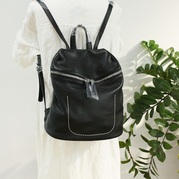 100% soft genuine leather backpack women simple wild first layer cowhide female bag travel rucksack fashion school bags for girl
100% soft genuine leather backpack women simple wild first layer cowhide female bag travel rucksack fashion school bags for girl