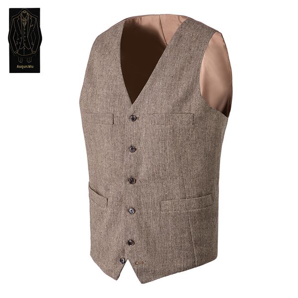 fashion high-end new men's vest men's wool blend comfortable suit vest men mature stable major gas support custom, Black;white
fashion high-end new men's vest men's wool blend comfortable suit vest men mature stable major gas support custom, Black;white