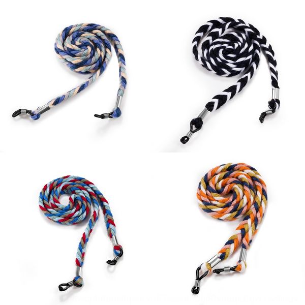 2risg eye glasses chain children's luo lita neck fashionable hanging neck men's hanging rope (hemp flower coarse twist rope sling, Blue
2risg eye glasses chain children's luo lita neck fashionable hanging neck men's hanging rope (hemp flower coarse twist rope sling, Blue