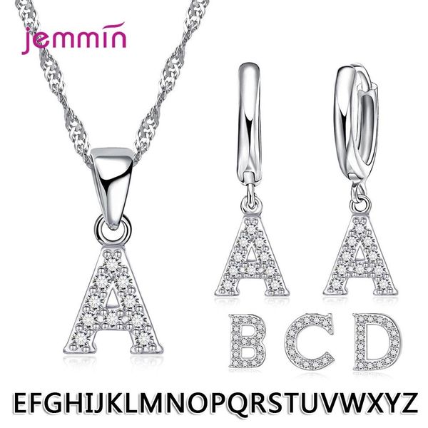 simple fashion 26 letter jewelry set alphabet long chain pendant necklace hoop earrings for women wedding bridal jewelry femme nedsl, Silver
simple fashion 26 letter jewelry set alphabet long chain pendant necklace hoop earrings for women wedding bridal jewelry femme nedsl, Silver