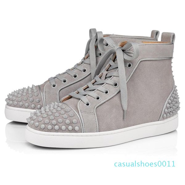 2020 fashion luxury designer shoes men women spike sneakers black red white bred leather suede graffiti flats bottoms casual shoe c11
2020 fashion luxury designer shoes men women spike sneakers black red white bred leather suede graffiti flats bottoms casual shoe c11