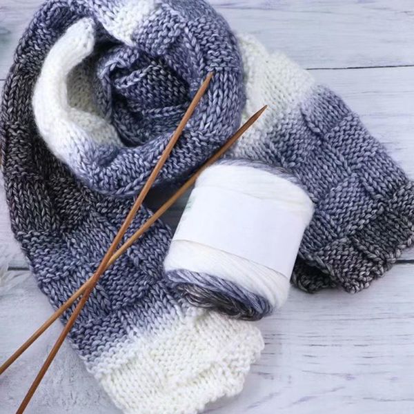 dyed rainbow acrylic yarn gradient hand woven knitting wool yarn for clothes scarf hat handcraft cotton thread laine tricoter, Black;white
dyed rainbow acrylic yarn gradient hand woven knitting wool yarn for clothes scarf hat handcraft cotton thread laine tricoter, Black;white