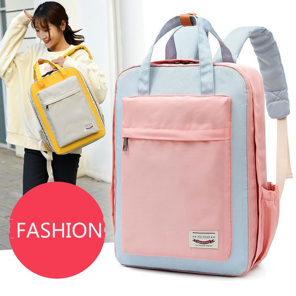 New Fashion Donuts Mummy Backpack Female Multifunction Bag Backpack Women Notebook Back Pack Patchwork Bagpack Wholesale