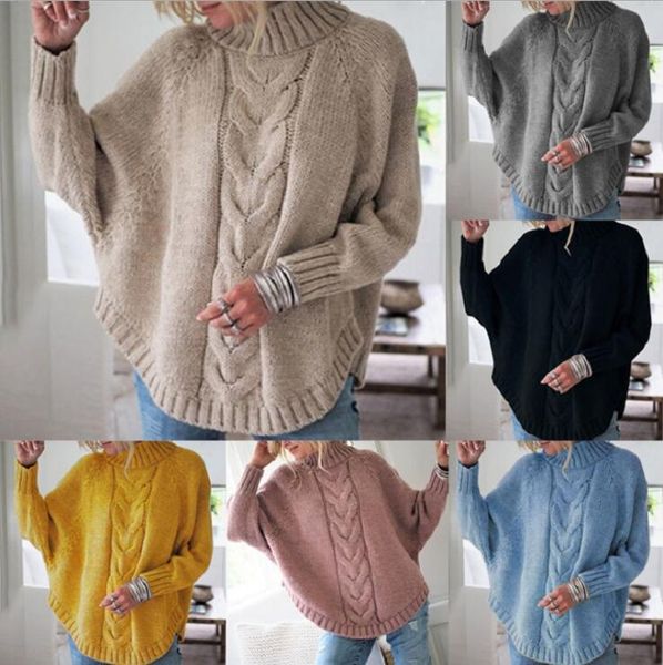 women batwing sleeve knitting sweater solid turtleneck pullover jumper female casual loose knitted blouses warm sweater, White;black
women batwing sleeve knitting sweater solid turtleneck pullover jumper female casual loose knitted blouses warm sweater, White;black