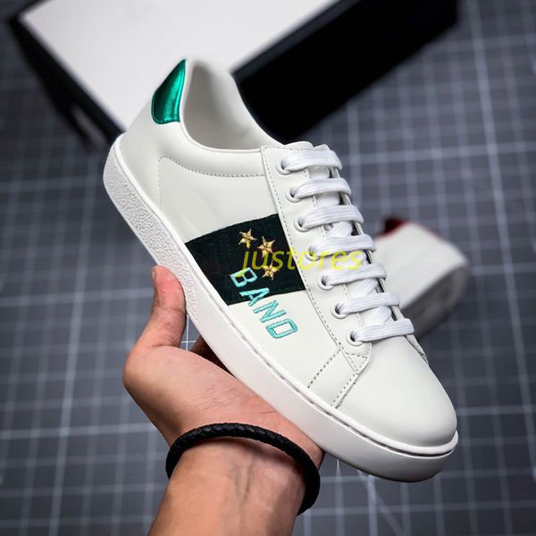 2019 new woman man designer shoe white star logo ace embroidered low-sneakers g.g italian luxury shoe casual shoes, Black
2019 new woman man designer shoe white star logo ace embroidered low-sneakers g.g italian luxury shoe casual shoes, Black