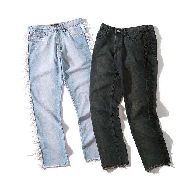 with logo brand mens designer fashion new trend men jeans street hip hop man stretch jeans, Blue
with logo brand mens designer fashion new trend men jeans street hip hop man stretch jeans, Blue