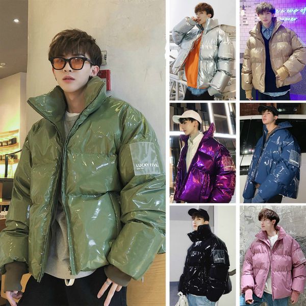 men's down & parkas yasuguoji fashion stand collor short jacket men bright thickjen warm mens winter jackets and coats loose cotton wad, Black
men's down & parkas yasuguoji fashion stand collor short jacket men bright thickjen warm mens winter jackets and coats loose cotton wad, Black