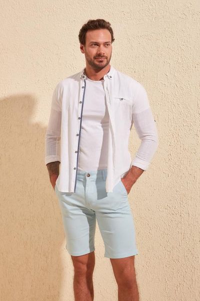 trendyol mens chino shorts & bermuda tmnss20sr0044, White;black
trendyol mens chino shorts & bermuda tmnss20sr0044, White;black