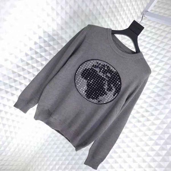 19FW Luxury Autumn Winter Europe Paris Diamond Earth Sweater Fashion Men Clothes Pullover Sweatshirt Women Sweaters Asian Size
19FW Luxury Autumn Winter Europe Paris Diamond Earth Sweater Fashion Men Clothes Pullover Sweatshirt Women Sweaters Asian Size