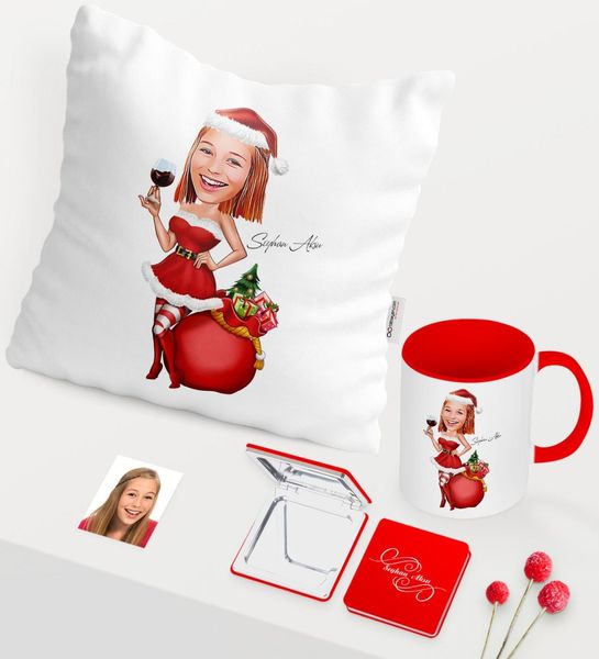 персонализированные рождество тематические lady карикатура red mug зеркало подушка набор-1 другие посуды
персонализированные рождество тематические lady карикатура red mug зеркало подушка набор-1 другие посуды