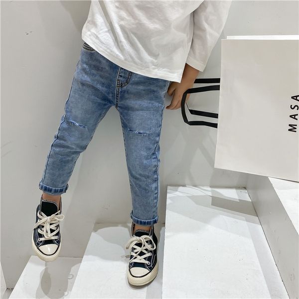 py1si 20 clothing autumn small denim pants panty and medium-sized children's simple all-match hole-piercing elastic denim small straigh, Blue
py1si 20 clothing autumn small denim pants panty and medium-sized children's simple all-match hole-piercing elastic denim small straigh, Blue