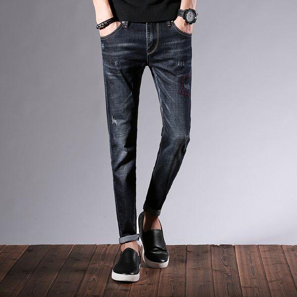 vrokizo brand new listing in 2019 men dark grey blue jeans fashion business leisure elastic force slim fit pants
vrokizo brand new listing in 2019 men dark grey blue jeans fashion business leisure elastic force slim fit pants