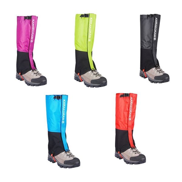 1 pair waterproof snow boot leg gaiters anti-tear oxford fabric hiking walking hunting climbing mountain skiing outdoor accessor, Black
1 pair waterproof snow boot leg gaiters anti-tear oxford fabric hiking walking hunting climbing mountain skiing outdoor accessor, Black