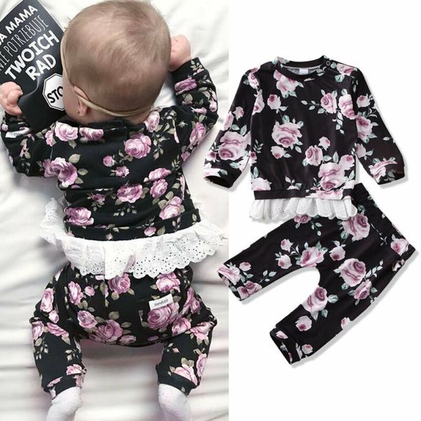 0-24 months newborn baby girl clothes flower lace + pants baby girls clothing 2020 spring autumn girls cotton clothes, White
0-24 months newborn baby girl clothes flower lace + pants baby girls clothing 2020 spring autumn girls cotton clothes, White