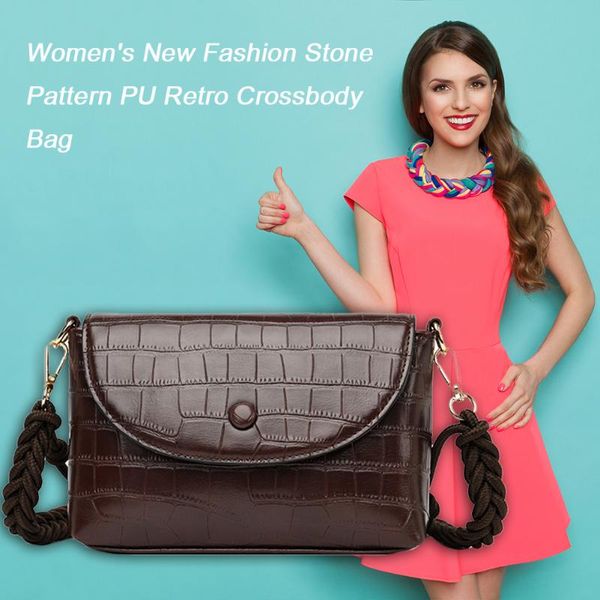 women fashion shoulder bags pu leather solid stone pattern small messenger bag delicate square saddle crossbody handbags
women fashion shoulder bags pu leather solid stone pattern small messenger bag delicate square saddle crossbody handbags
