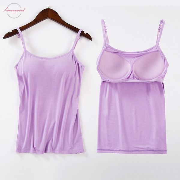 2020 camis summer women tank slim built in bra self mold bra strap camisole female tx055, White
2020 camis summer women tank slim built in bra self mold bra strap camisole female tx055, White
