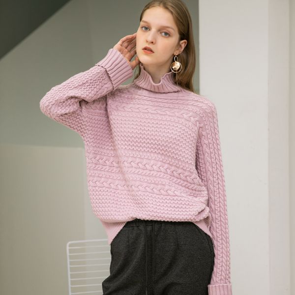 women loose sweaters and pullovers winter wool turtleneck casual long sleeves stylish fashion jumper jacket, White;black
women loose sweaters and pullovers winter wool turtleneck casual long sleeves stylish fashion jumper jacket, White;black