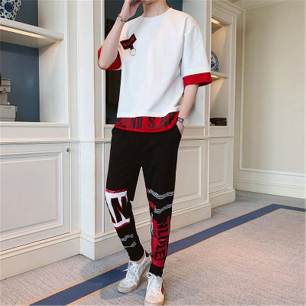 sell hip-hop casual man suits summer short sleeve trousers tracksuits fashion male new thin sport t-shirt two piece sets clothing, Gray
sell hip-hop casual man suits summer short sleeve trousers tracksuits fashion male new thin sport t-shirt two piece sets clothing, Gray