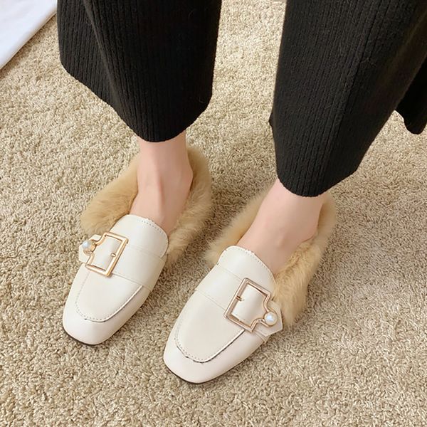 women flat shoes buckle with fur female loafers with pearl 2019 design light weight women outdoor shoes comfortable nonslip, Black
women flat shoes buckle with fur female loafers with pearl 2019 design light weight women outdoor shoes comfortable nonslip, Black