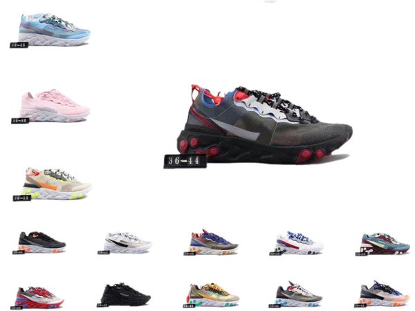 new upcoming react element 87 men's and women's running shoes triple color epic react element 55 / undercover training sneakers us, Black
new upcoming react element 87 men's and women's running shoes triple color epic react element 55 / undercover training sneakers us, Black