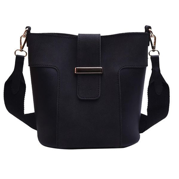 women's fashion hasp shoulder bag strap rivet frosted fabric composite handbag casual shoulder bucket bag handle for women/e 
women's fashion hasp shoulder bag strap rivet frosted fabric composite handbag casual shoulder bucket bag handle for women/e