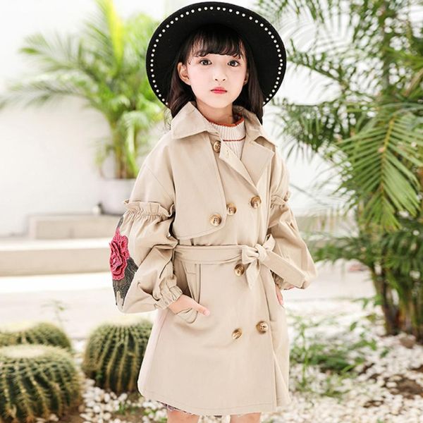 Baby Girl Windbreaker Jacket Spring New fashion Children trench Coat Embroidery Roses Belt Jacket Teens Kids Outerwear, Pink
Baby Girl Windbreaker Jacket Spring New fashion Children trench Coat Embroidery Roses Belt Jacket Teens Kids Outerwear, Pink