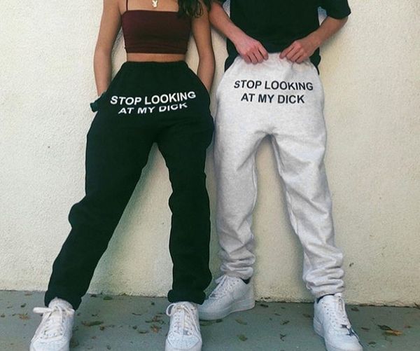 women full length pants slooking at my dick letter print casual fashion elastic pencil pants trousers, Black;white
women full length pants slooking at my dick letter print casual fashion elastic pencil pants trousers, Black;white