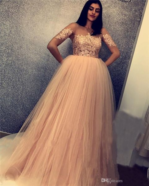 charming illusion neck lace appliques evening with short sheer sleeves beaded pearls formal party gown zipper up floor length prom gown, Black;red
charming illusion neck lace appliques evening with short sheer sleeves beaded pearls formal party gown zipper up floor length prom gown, Black;red