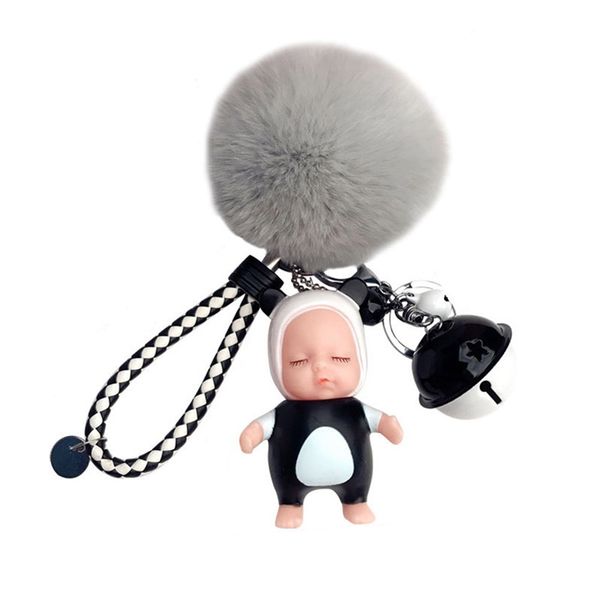 kawaii cute sleeping doll hair ball key ring pendant silicone doll keychain cartoon bag hanging ornaments girls boys gifts, Silver
kawaii cute sleeping doll hair ball key ring pendant silicone doll keychain cartoon bag hanging ornaments girls boys gifts, Silver