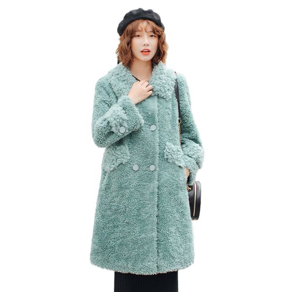 real fur coat female vintage 100% sheep shearing long jacket women clothes 2020 korean elegant ladies wool warm coats hiver y923, Black
real fur coat female vintage 100% sheep shearing long jacket women clothes 2020 korean elegant ladies wool warm coats hiver y923, Black