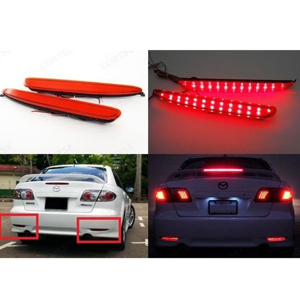 pair red lens led rear bumper reflector side marker light driving turning parking warning slamp for 6 2003-2008 atenza
pair red lens led rear bumper reflector side marker light driving turning parking warning slamp for 6 2003-2008 atenza