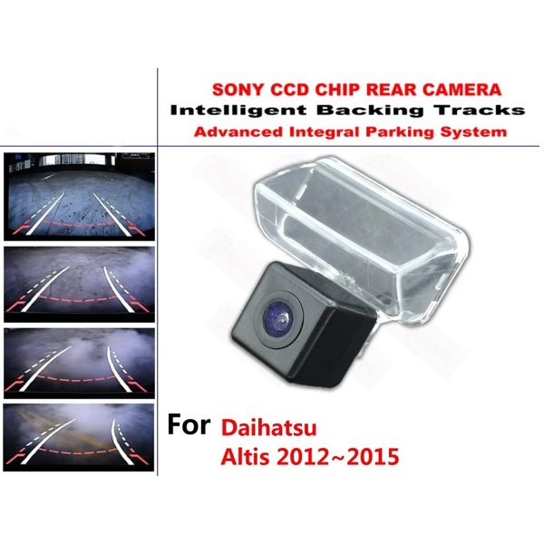 

for daihatsu altis 2012~2015 hd ccd intelligent dynamic trajectory rear view reverse backup tracks camera night vision car