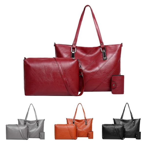 3pcs handle leather bags woman hand bag set red handbag for women crossbody bag ladies handbags clutch purse sale
3pcs handle leather bags woman hand bag set red handbag for women crossbody bag ladies handbags clutch purse sale