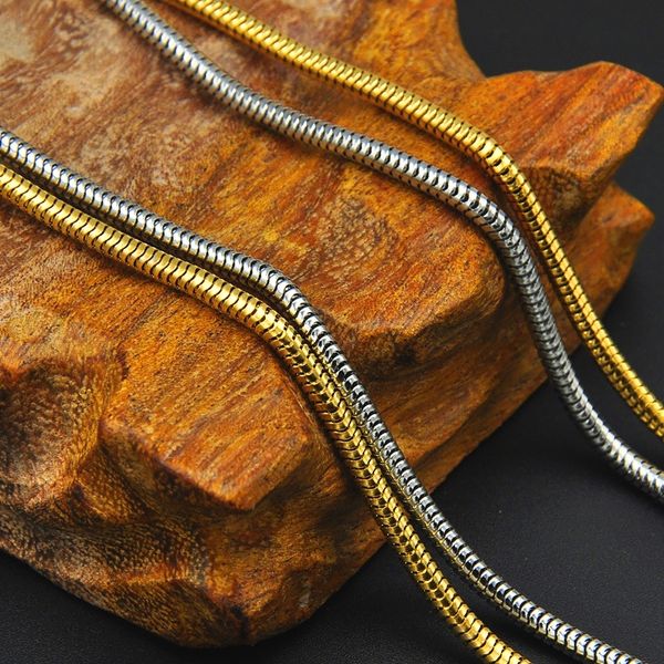chains necklaces 304 stainless steel choker silver round snake necklace 60cm long charm jewelry gift m11
chains necklaces 304 stainless steel choker silver round snake necklace 60cm long charm jewelry gift m11