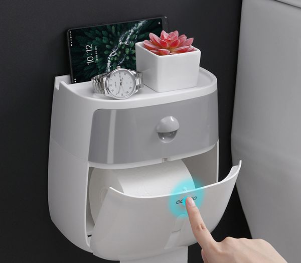 practical double layer waterproof bathroom tissue box plastic wall mounted toilet paper storage box toilet tissue dispenserlf893
practical double layer waterproof bathroom tissue box plastic wall mounted toilet paper storage box toilet tissue dispenserlf893