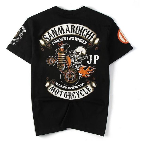 2019 new summer t-shirts cotton men's short sleeve t shirt tide cartoon skull motorcycle men t shirt loose fashion tshirt, White;black
2019 new summer t-shirts cotton men's short sleeve t shirt tide cartoon skull motorcycle men t shirt loose fashion tshirt, White;black