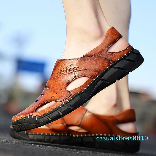 classic mens gladiator sandals summer fashion new men sandals handmade leather male beach outdoor mens water shoes l30, Black
classic mens gladiator sandals summer fashion new men sandals handmade leather male beach outdoor mens water shoes l30, Black